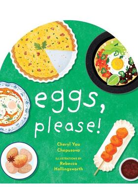 【现货】请给我蛋Eggs英文儿童绘本虚构类Cheryl Yau Chepusova纸板书Collective Book Studio进口原版书9781685551155
