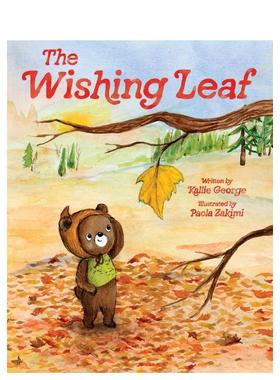 【现货】许愿叶 秋冬亲子共读绘本Wishing Leaf英文儿童绘本人际关系Kallie George精装Abrams Books for Young Readers进口原版书