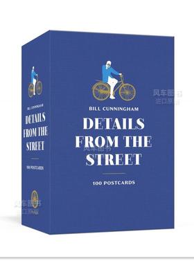 【预售】比尔坎宁汉街头细节英文文创明信片进口原版Bill CunninghamDetails from the Street Clarkson Potter出版New York Tim