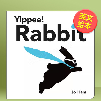 【现货】【英国插画师JoHam】好耶！兔子（纸板书）英文儿童绘本插画师进口原版书纸板书Yippee! RabbitJo HamWalker Books UK