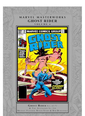 【预售】【Marvel】漫威大师作品幽灵骑士卷6英文漫画精装进口原版书MARVEL MASTERWORKS: GHOST RIDER VOL. 6 FLEISHER  MICHAEL