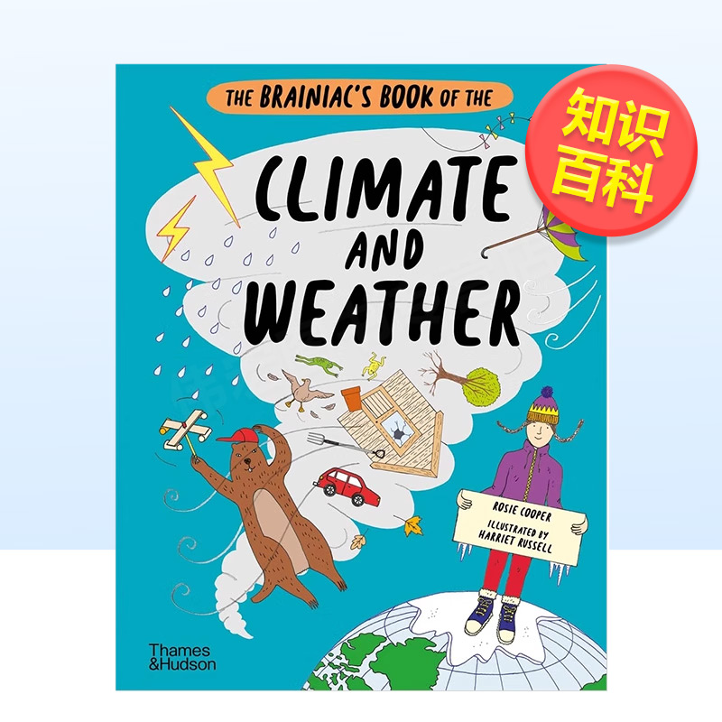 【预售】【T&H】【Brainiacs】超天才之书气候与天气英文儿童绘本知识百科进口原版书精装3-6周岁The Brainiac’s Book of the Cli