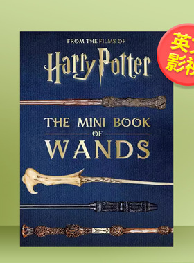【预售】【哈利波特袖珍指南】魔杖英文影视进口原版书精装14岁以上Harry Potter: The Mini Book of Wands Jody Revenson Insig