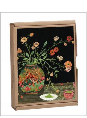 【预售】静物问候卡Still Life GreenNotes notecard set英文文创卡牌teNeues盒装teNeues进口原版书9781623257231