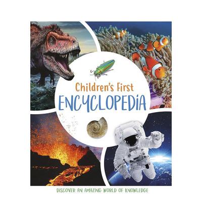 【预售】儿童苐一本百科全书Children'S First Encyclopedia英文儿童绘本知识百科Martin精装9-12岁Arcturus Publishing进口原版书