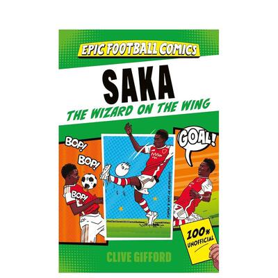 【预售】【史诗足球漫画系列】布卡约?萨卡 【Epic Football Comics】Bukayo Saka 原版英文儿童漫画