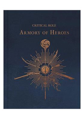 【现货】Critical Role 英雄兵械库典藏集Critical Role英文艺术插画原画设定集Martin Cahill精装Insight Editions进口原版书979