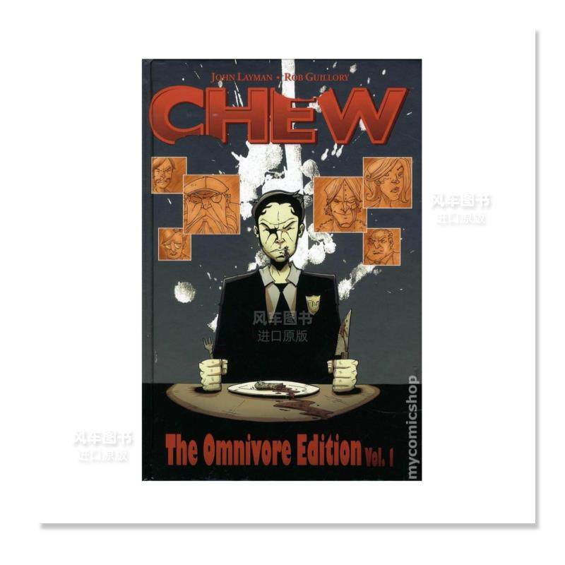 【预售】食灵妙探卷1英文漫画进口原版图书Chew Omnivore Edition Volume 1Layman Image Comics