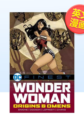 【预售】【DC FINEST】神奇女侠起源与预兆Wonder Woman: Origins & Omens英文漫画进口原版书DC Comics平装Various