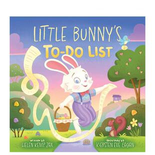 【预售】魔法清单 兔宝宝的代办清单【Magical List】Little Bunny's To-Do List英文儿童绘本节日庆典Helen Kemp Zax精装Abrams