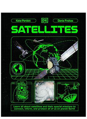 【现货】【科技探秘系列】卫星全知道【Adventures in Tech】Satellites英文儿童绘本知识百科Kate Peridot精装DK Children9-12岁