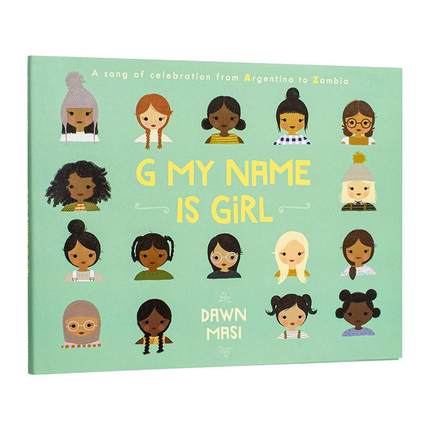 【现货】G代表女孩G My Name Is Girl英文儿童绘本身体认知启蒙Dawn Masi精装Doubleday3-6岁进口原版书9780593304044