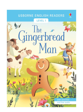 【现货】姜饼人ER The Gingerbread Man英文儿童分阶阅读MackinnonUsborne children’s books3-6岁进口原版书9781474924627