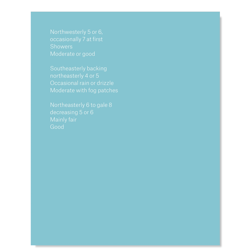 【预售】航海天气预报英文*影集纪实进口原版书精装14岁以上The Shipping Forecast Mark Power著GOST出版