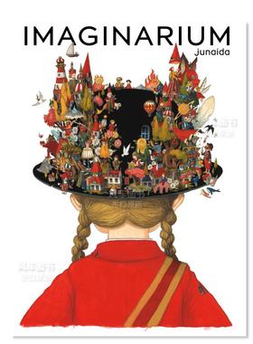 【预售】junaida展览「IMAGINARIUM」官方图录日文美术馆博物馆展览收藏品进口原版书14岁以上IMAGINARIUM junaida著ブル—シ—プ