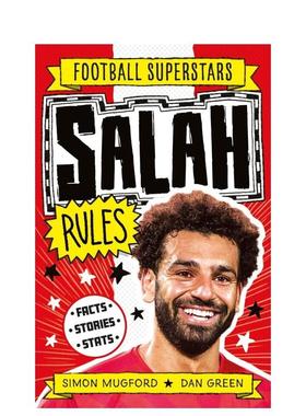【现货】足球明星特辑萨拉赫【Football Superstars】Salah Rules英文儿童漫画平装Simon Mugford进口原版书Welbeck publishing97