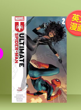 【现货】蜘蛛侠卷2英文漫画进口原版图书平装Ultimate Spider-Man by Jonathan Hickman Vol. 2Marco ChecchettoMarvel