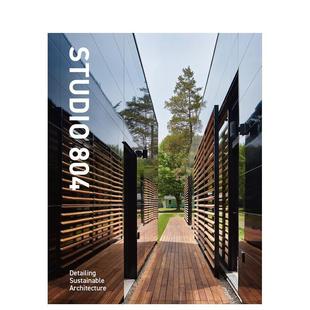 804英文建筑设计建筑师工作室David Ojeda 804建筑工作室 Riera 带书套Oscar Sain精装 STUDIO 细节设计书盒版 可持续建筑 现货