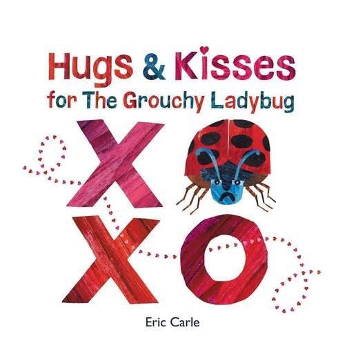 拥抱和亲吻不高兴的瓢虫 Hug