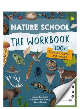 【现货】自然学校2地球练习册【Nature School】The Workbook 英文儿童绘本知识百科平装Quarry3-6岁进口原版书9780760391945