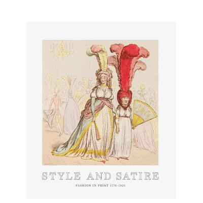 【预售】时尚和讽刺打印时尚1776-1925Style and Satire Fashion in Print 1776-1925英文时尚风格与历史Catherine Flood 平装VA