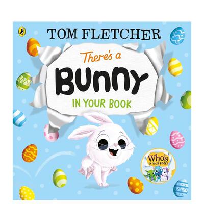【预售】你的书里有只小兔子There’s a Bunny in Your Book英文儿童绘本虚构类Fletcher平装Puffin Books 3-9岁进口原版书978024