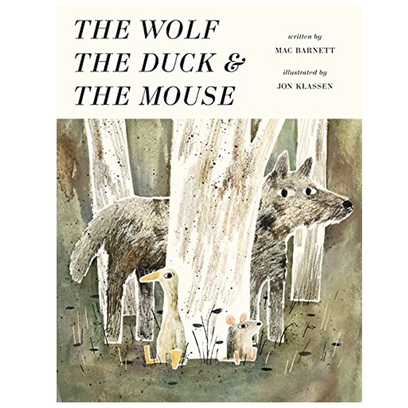 【预 售】The Wolf, the Duck and the Mouse，狼,鸭子与老鼠  英文儿童本插画师 进口原版适合3-6岁 Kobi Yamada, Elise Hurst 书籍/杂志/报纸 儿童读物原版书 原图主图