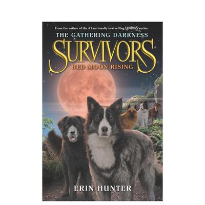 【现货】幸存者聚集的黑暗4红月亮升起Survivors The Gathering Darkness 4 Red Moon Rising英文儿童分阶阅读Hunter  Erin进口原