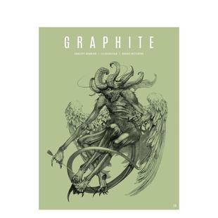 8英文艺术插画原画设定集3dtotal 石墨8GRAPHITE Publishing简装 3dtotal 书9781909414686 Publishing进口原版 现货