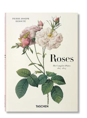 【现货】雷杜德. 玫瑰 玫瑰全鉴1817-1924Redouté英文艺术插画原画设定集H. Walter Lack精装TASCHEN进口原版书9783836595711