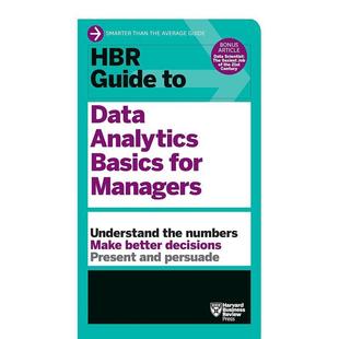 管理人员 Manage for 现货 哈佛商业评论指南系列 Data HBR 数据分析基础 Basics Guide Analytics Series