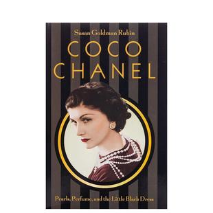 【现货】可可香奈儿珍珠香水和小黑裙Coco Chanel英文时尚设计师品牌Susan Goldman Rubin精装Abrams进口原版书9781419725449