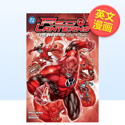 【现货】【DC Comics】红灯侠新52合集Red Lanterns英文漫画图书Various精装DC Comics进口原版书9781799501763