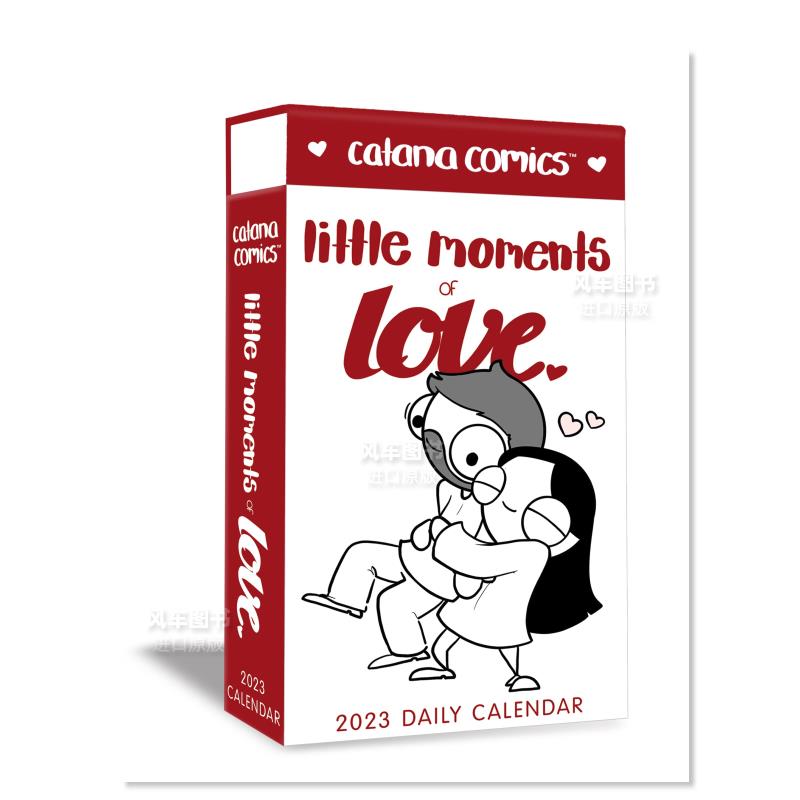 【现货】 Catana Comics Little Moments of Love 2023 Deluxe Day-to-Day Calendar,《卡塔纳漫画》有爱的瞬间-2023年日历豪华版-封面