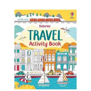 【现货】旅行活动书Travel Activity Book英文儿童趣味3-6岁平装Various进口原版书Usborne children’s books9781801314954