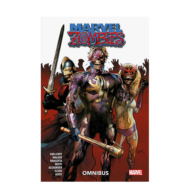 【预售】【漫威】复仇者联盟：僵尸爆发战2英文漫画进口原版图书Marvel Zombies Omnibus Vol. 2Fred Van Lente Panini Publishin-封面
