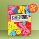 T&H Around Graffiti Fonts from 书平装 the Alphabets 街头字体英文平面设计字体图案标志进口原版 14岁以上Street 现货