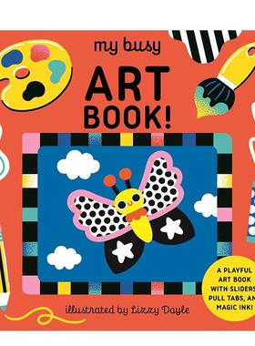 【现货】【我的忙碌启蒙机关书】创意艺术My Busy Art Book英文儿童趣味Design Eye纸板书Quarto进口原版书9781836005377