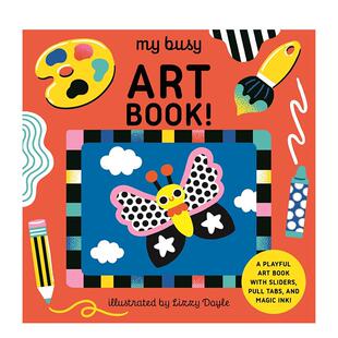 【现货】【我的忙碌启蒙机关书】创意艺术My Busy Art Book英文儿童趣味Design Eye纸板书Quarto进口原版书9781836005377