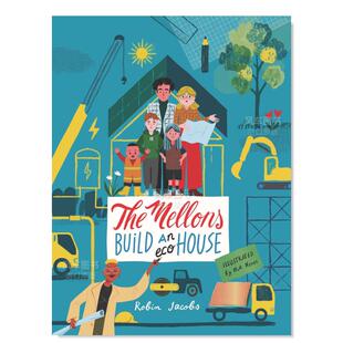 JacobsCicada 外版 6周岁The Mellons 梅隆一家盖房子英文儿童绘本知识百科进口原版 书精装 HouseRobin Build 预售