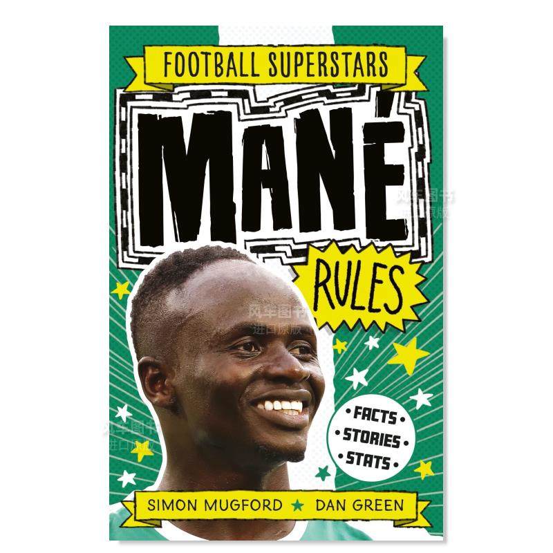 【预售】足球明星特辑：马内【Football Superstars】Mané Rules英文漫画原版图书外版进口书籍Simon Mugford