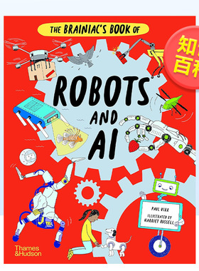 【预售】【T&H】【Brainiacs】超天才之书机器人与人工智能英文儿童绘本知识百科进口原版书精装3-6周岁The Brainiac’s Book of