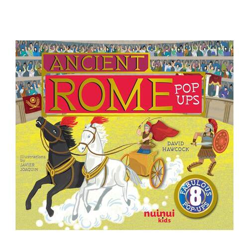 【现货】【古文明立体书】古罗马立体书【Ancient Civilisations Pop-Ups】Ancient Rome Pop-Ups英文儿童立体David Hawcock Javi