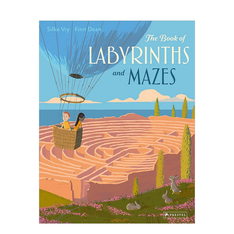 【现货】一本关于多样迷宫之书The Book of Labyrinths and Mazes 6岁以上益智玩乐趣味迷宫书英文原版迷路园-封面