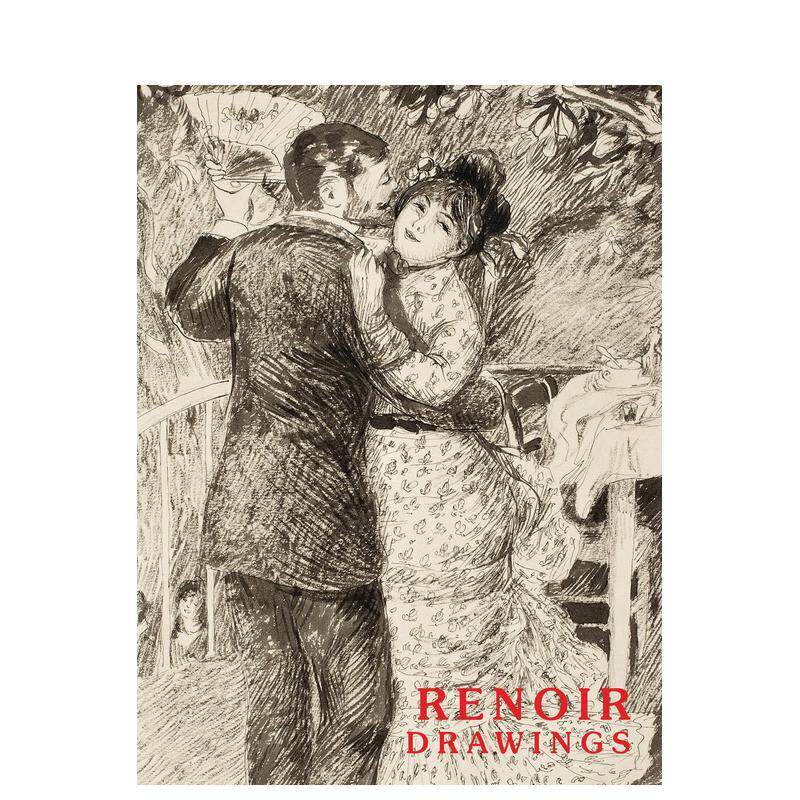 【预售】雷诺阿纸上作品Renoir Drawings英文外国美术19世纪Pierre-Auguste Renior精装DelMonico Books进口原版书9781636811840