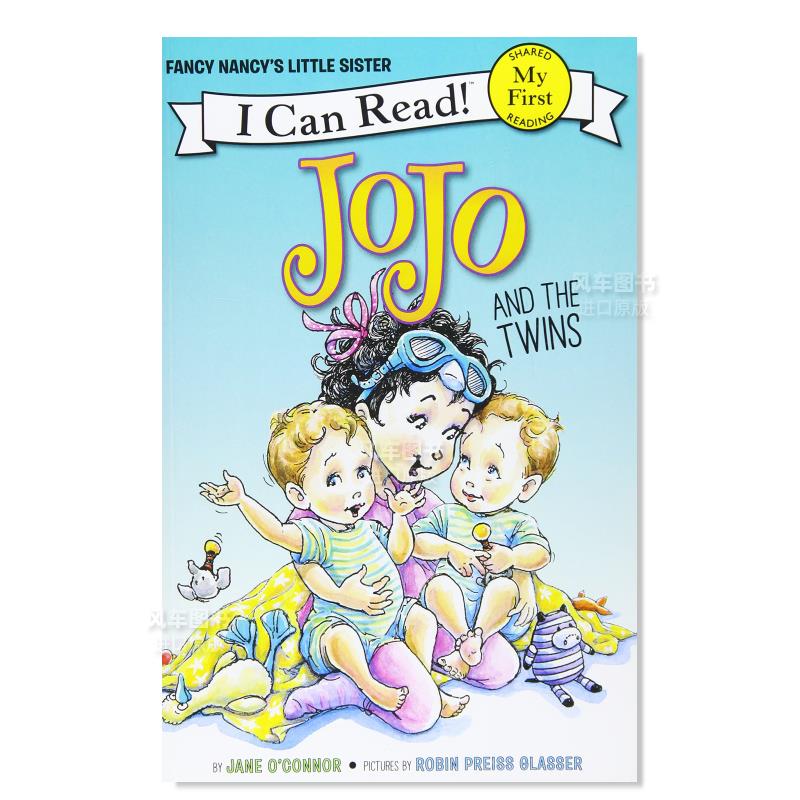 【现货】【了不起的南茜】JoJo和双胞胎英文儿童分阶阅读进口原版书Fancy Nancy: JoJo and the Twins O’Connor著Harpercoll