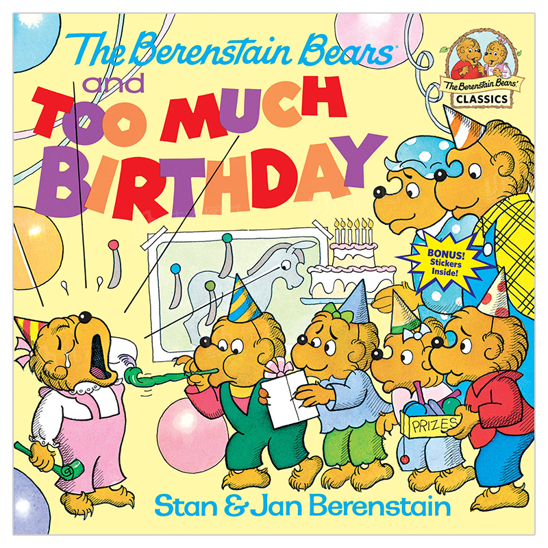 贝伦斯坦熊和太多的生英文原版