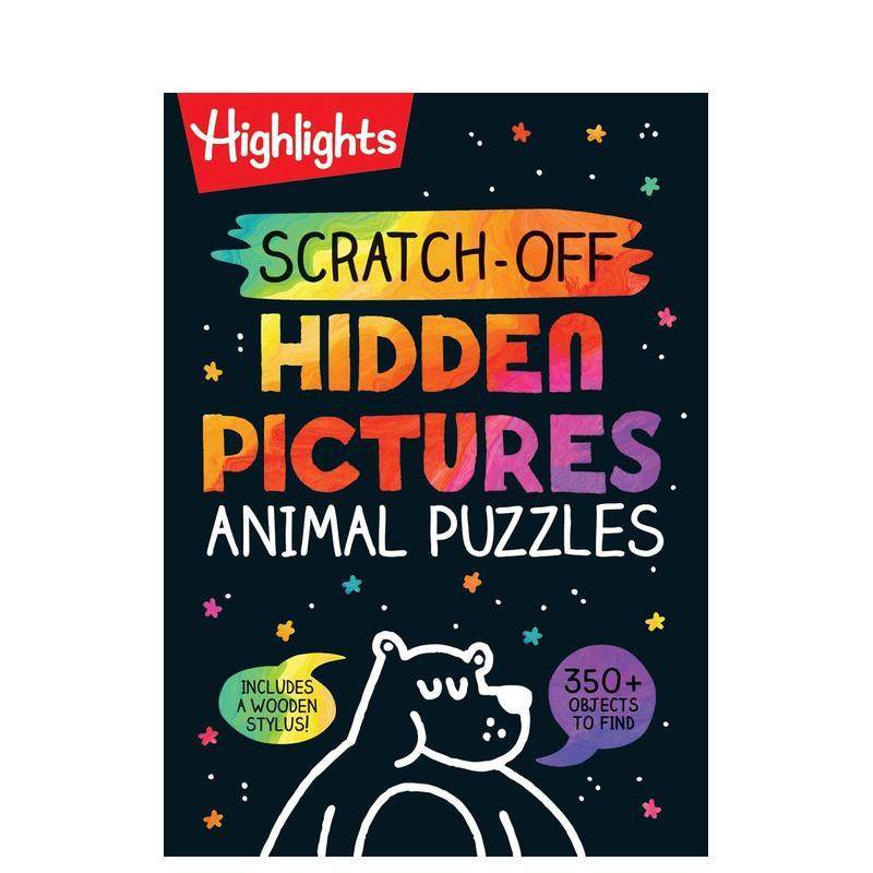 刮刮乐隐藏图片动物拼图（刮刮乐