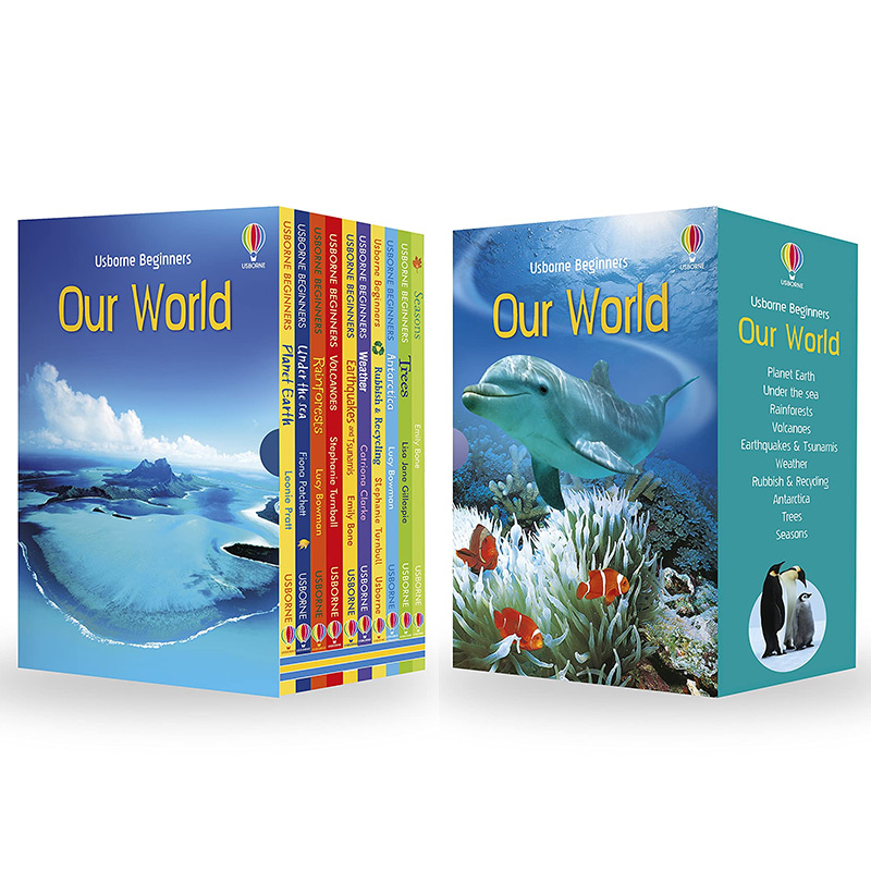 【预 售】初学者科普系列：初探我们的世界（10册套组礼盒） Usborne Beginners Our World 英文儿童绘本 原版图书外版进口书籍 Us 书籍/杂志/报纸 儿童读物原版书 原图主图