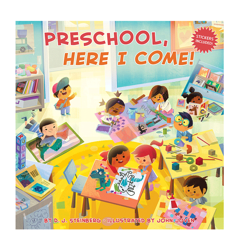 【预售】幼儿园我来了!英文儿童绘本人际关系进口原版外版书PRESCHOOL， HERE I COME!SteinbergGrosset & Dunlap